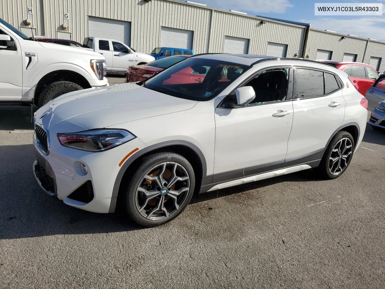 2020 BMW X2 xDrive28I VIN: WBXYJ1C03L5R43303 Lot: 75118414