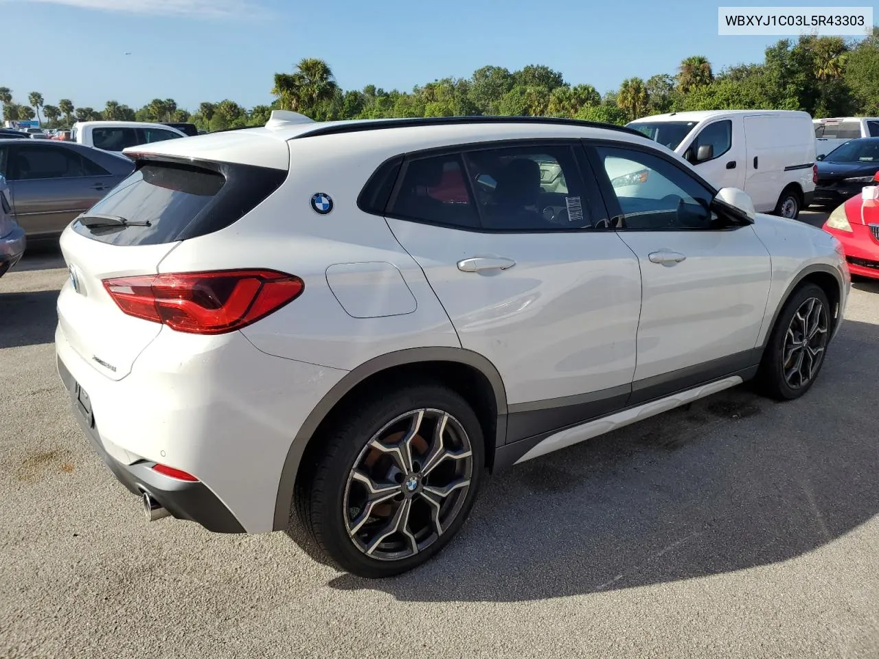 2020 BMW X2 xDrive28I VIN: WBXYJ1C03L5R43303 Lot: 75118414