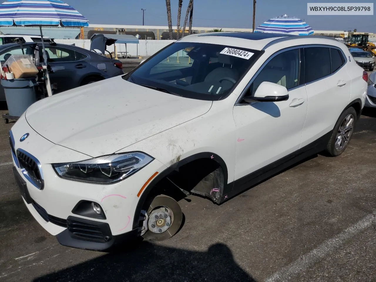 2020 BMW X2 Sdrive28I VIN: WBXYH9C08L5P39798 Lot: 76080424