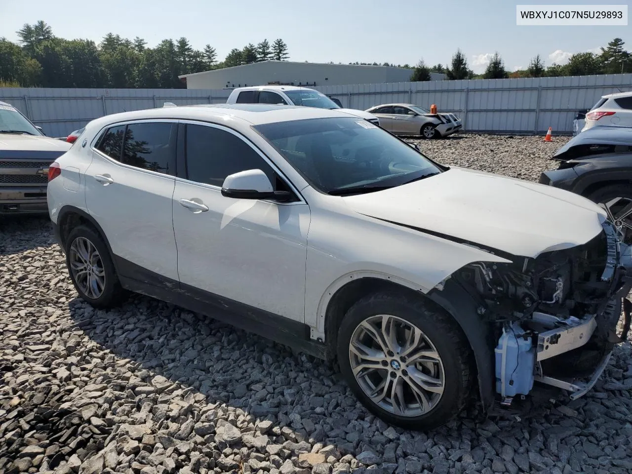 2022 BMW X2 xDrive28I VIN: WBXYJ1C07N5U29893 Lot: 71416094