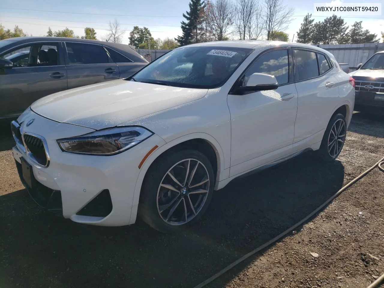 2022 BMW X2 xDrive28I VIN: WBXYJ1C08N5T59420 Lot: 73484254