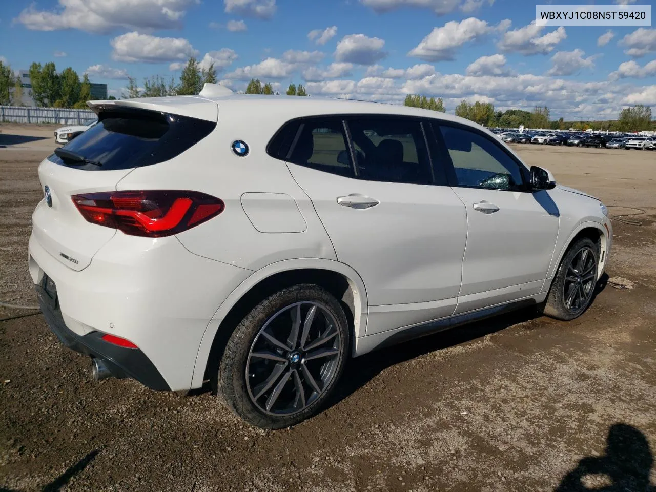 2022 BMW X2 xDrive28I VIN: WBXYJ1C08N5T59420 Lot: 73484254