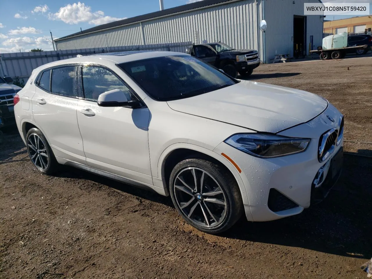 2022 BMW X2 xDrive28I VIN: WBXYJ1C08N5T59420 Lot: 73484254