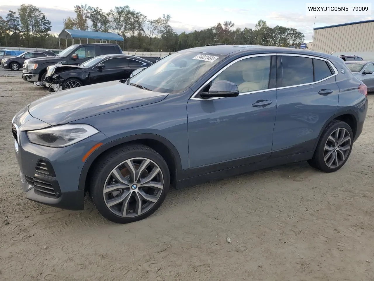 2022 BMW X2 xDrive28I VIN: WBXYJ1C05N5T79009 Lot: 74031494