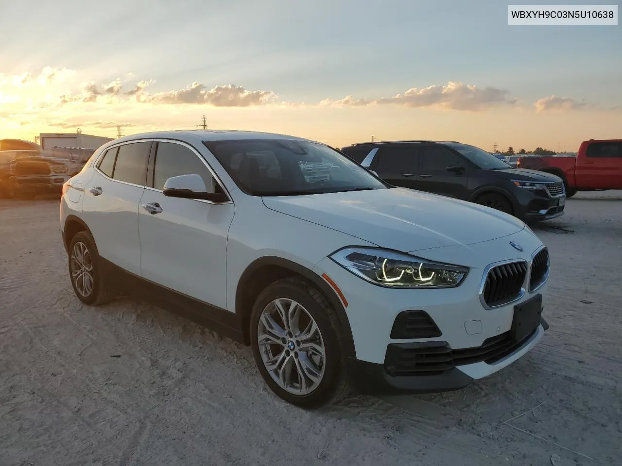 2022 BMW X2 Sdrive28I VIN: WBXYH9C03N5U10638 Lot: 74921814