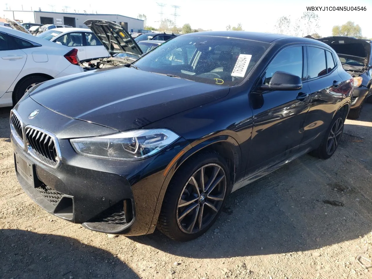 2022 BMW X2 xDrive28I VIN: WBXYJ1C04N5U04546 Lot: 76360394