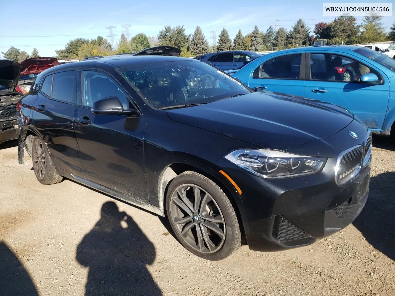 2022 BMW X2 xDrive28I VIN: WBXYJ1C04N5U04546 Lot: 76360394