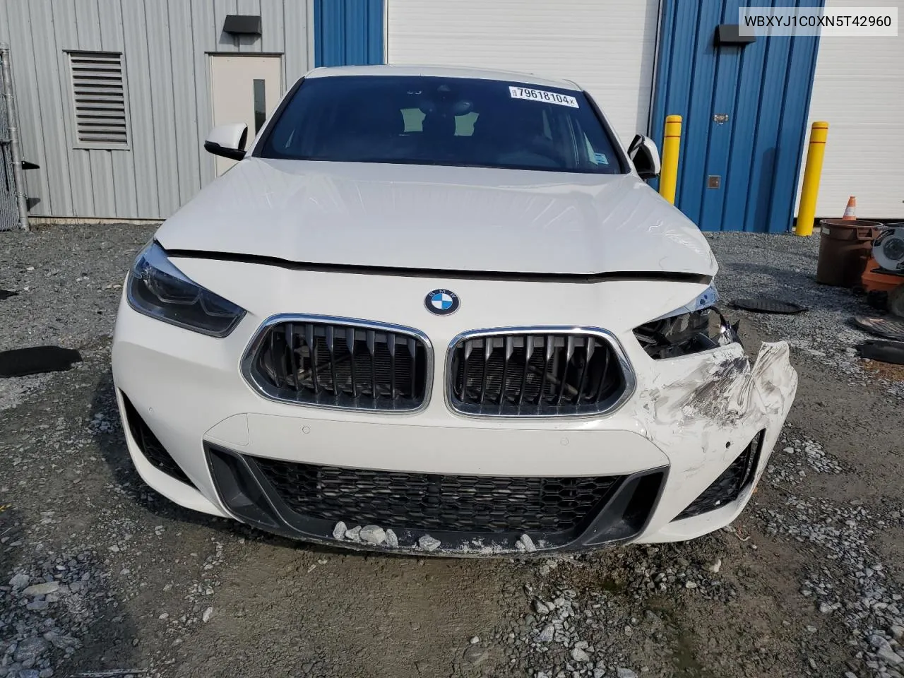 2022 BMW X2 xDrive28I VIN: WBXYJ1C0XN5T42960 Lot: 79618104