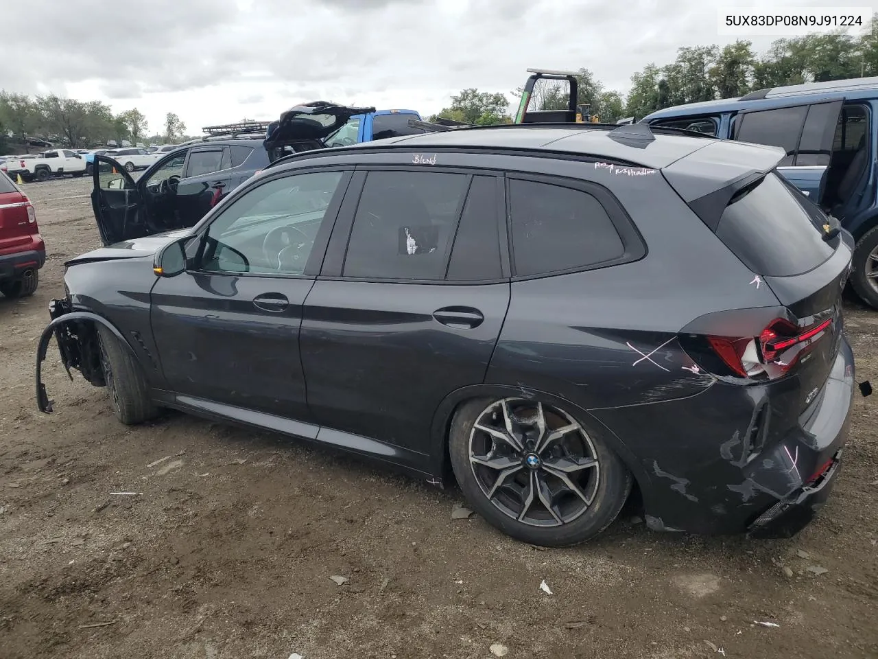 5UX83DP08N9J91224 2022 BMW X3 M40I