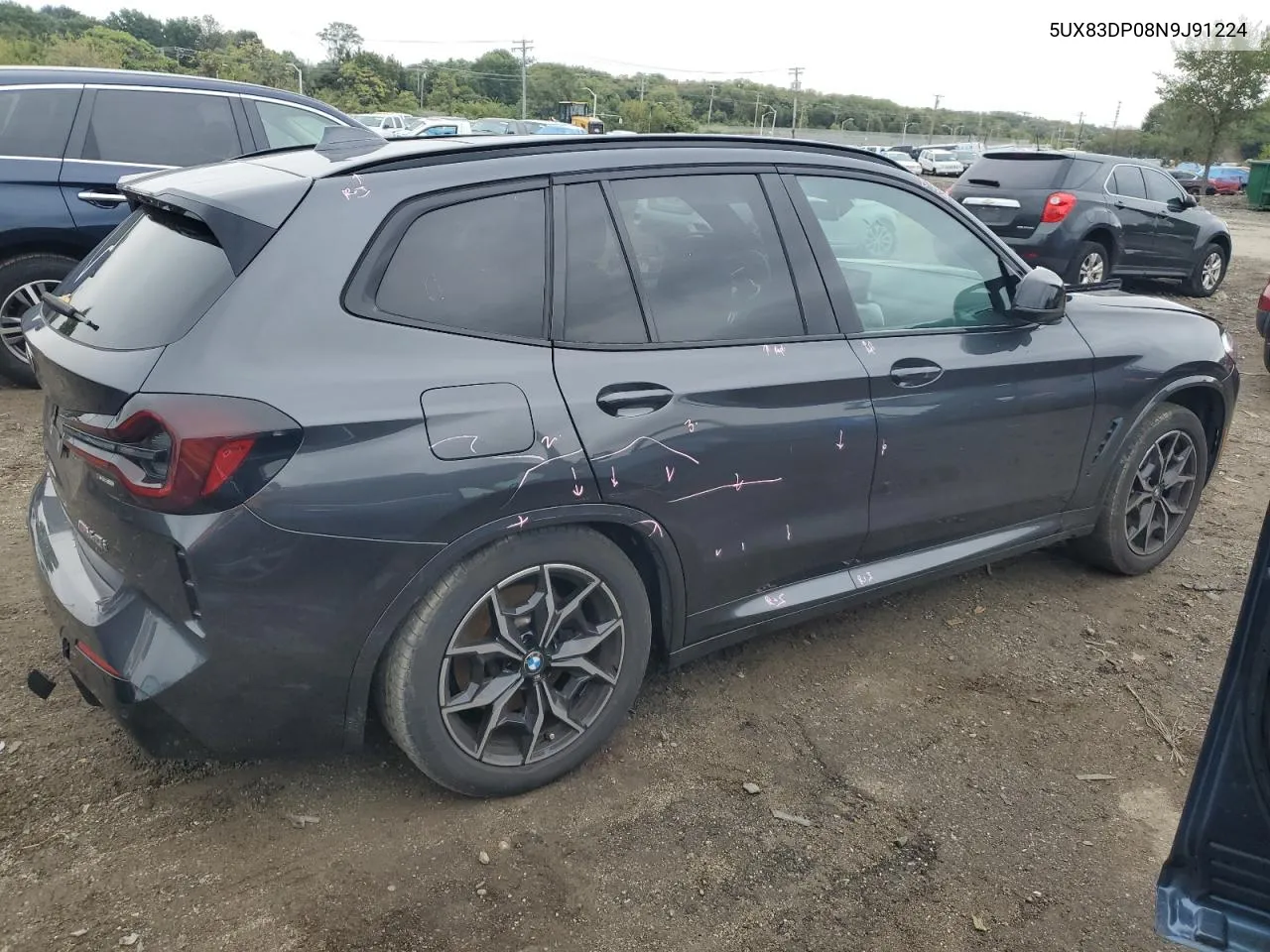 5UX83DP08N9J91224 2022 BMW X3 M40I