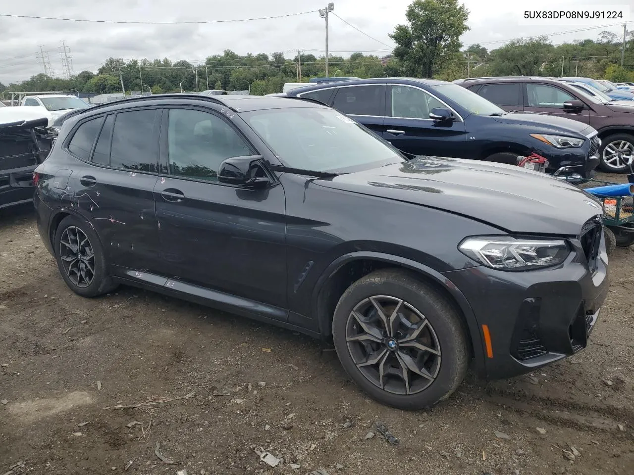 5UX83DP08N9J91224 2022 BMW X3 M40I