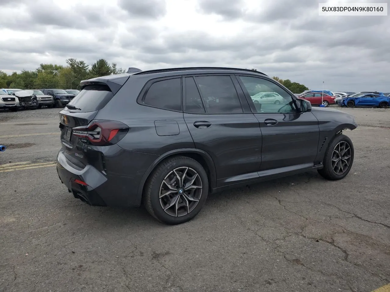 5UX83DP04N9K80160 2022 BMW X3 M40I