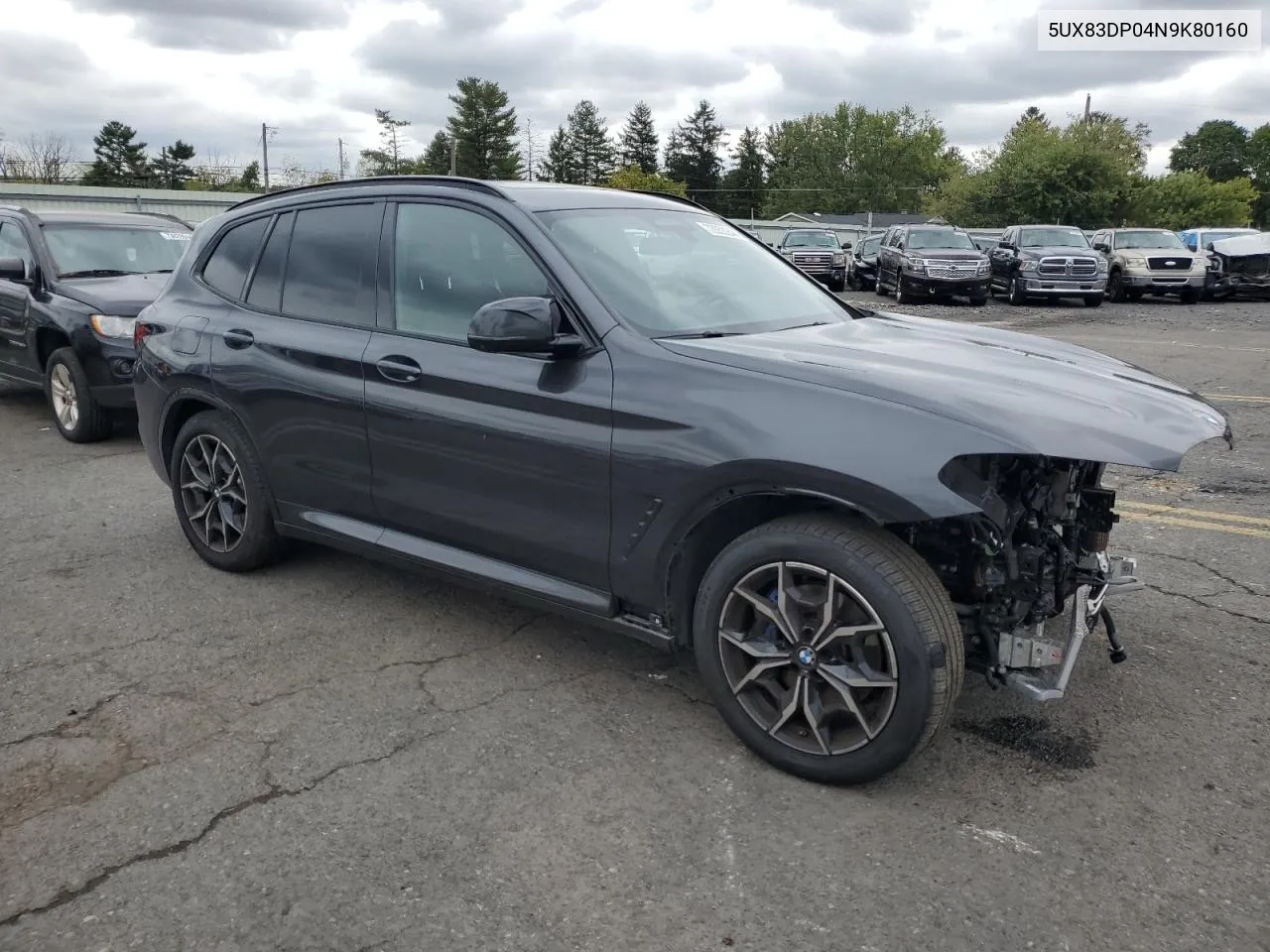 5UX83DP04N9K80160 2022 BMW X3 M40I