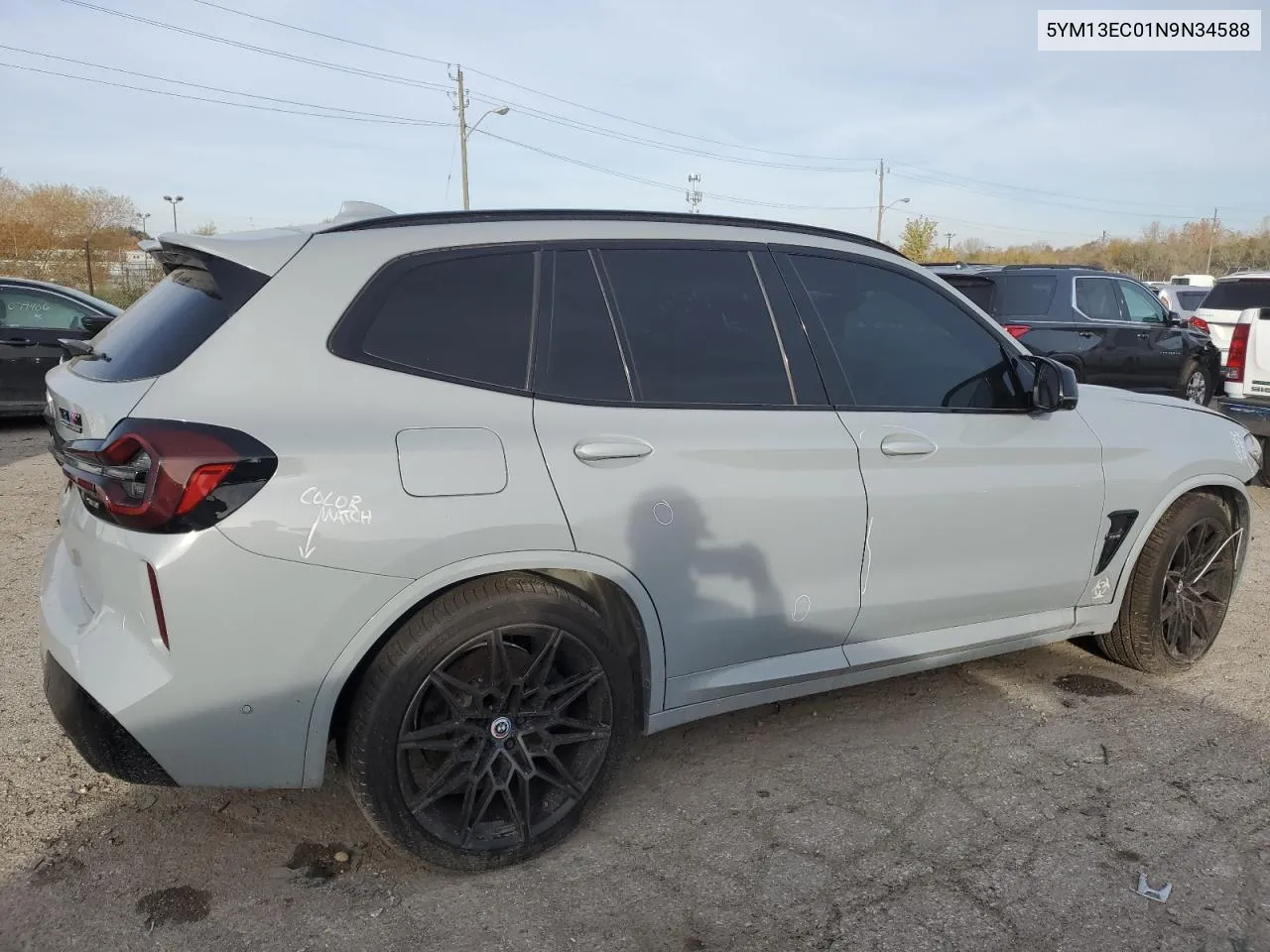 2022 BMW X3 M VIN: 5YM13EC01N9N34588 Lot: 76460514