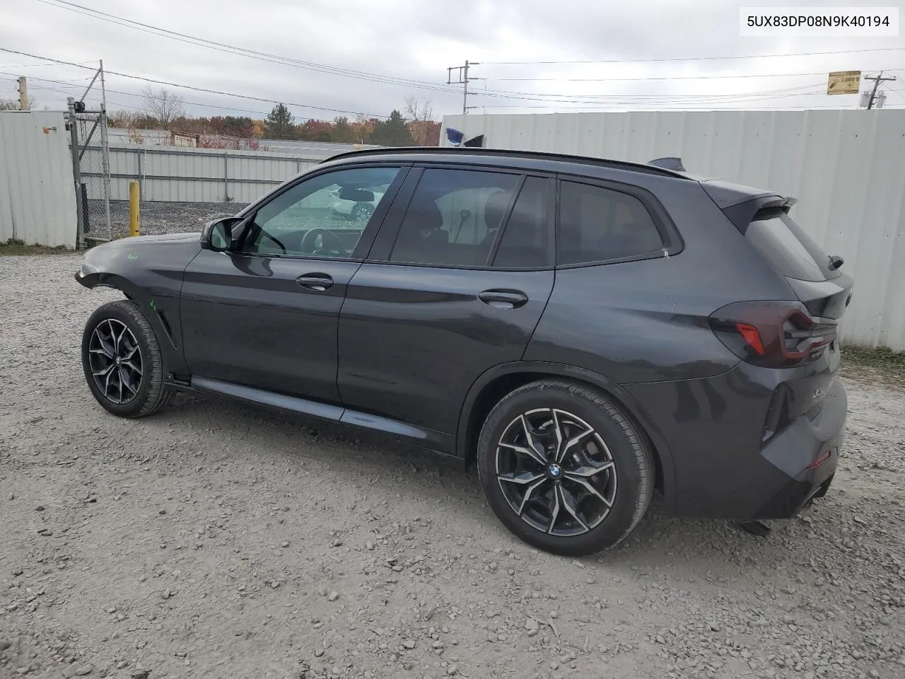 5UX83DP08N9K40194 2022 BMW X3 M40I