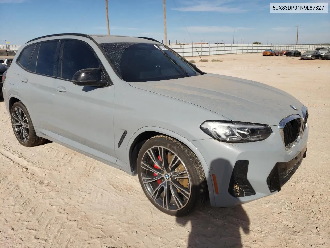 2022 BMW X3 M40I VIN: 5UX83DP01N9L87327 Lot: 77714964