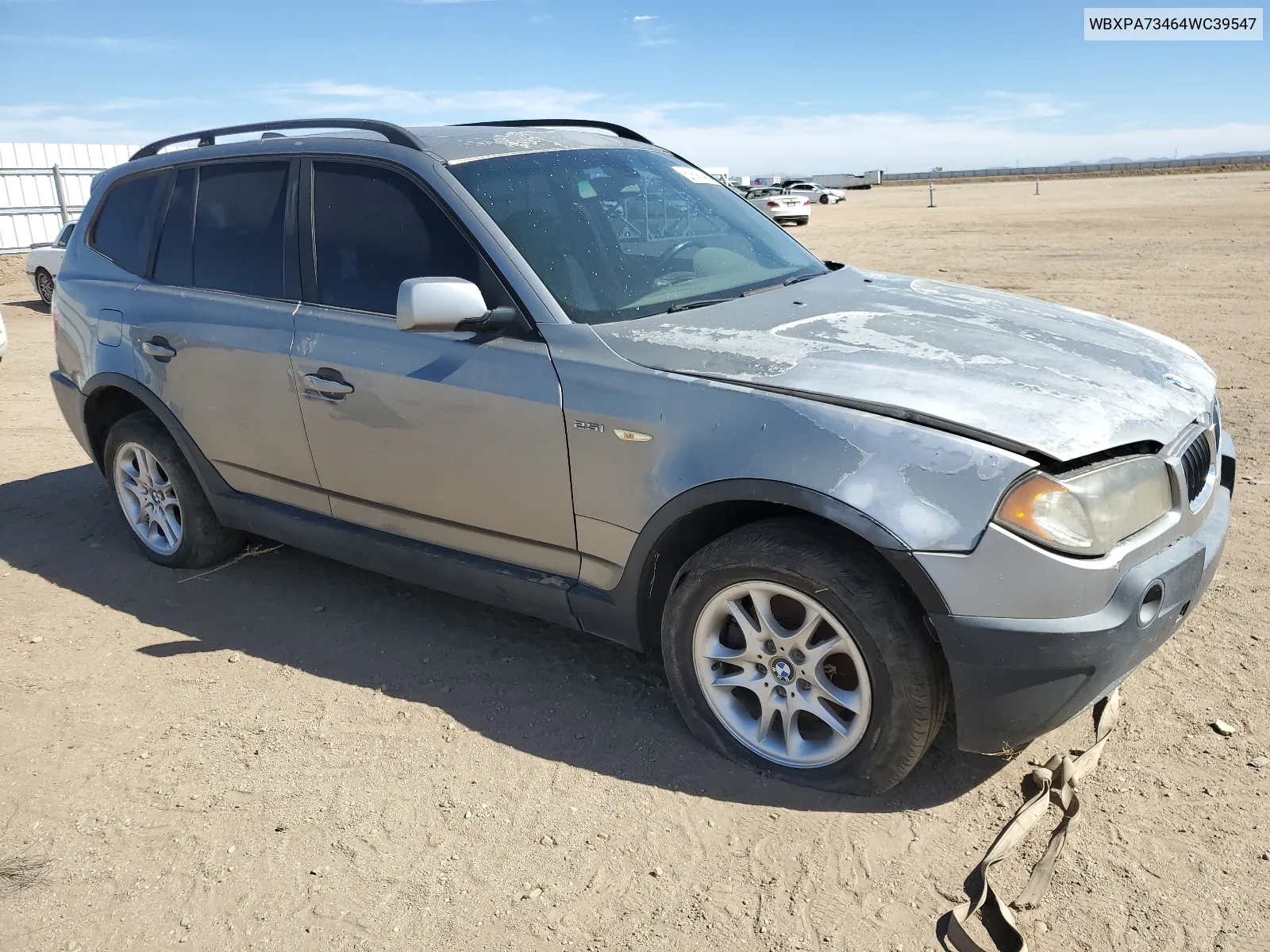 2004 BMW X3 2.5I VIN: WBXPA73464WC39547 Lot: 61681424