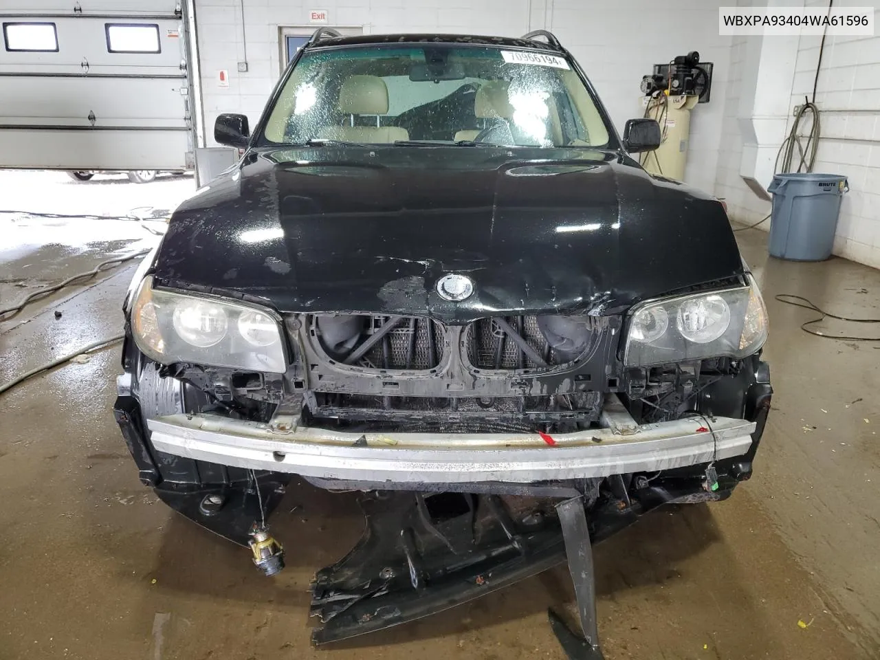 2004 BMW X3 3.0I VIN: WBXPA93404WA61596 Lot: 70966194