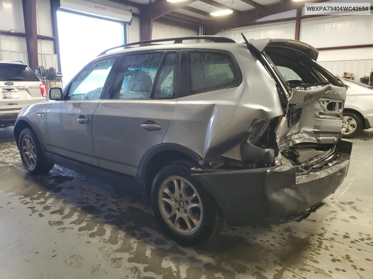 WBXPA73404WC42654 2004 BMW X3 2.5I