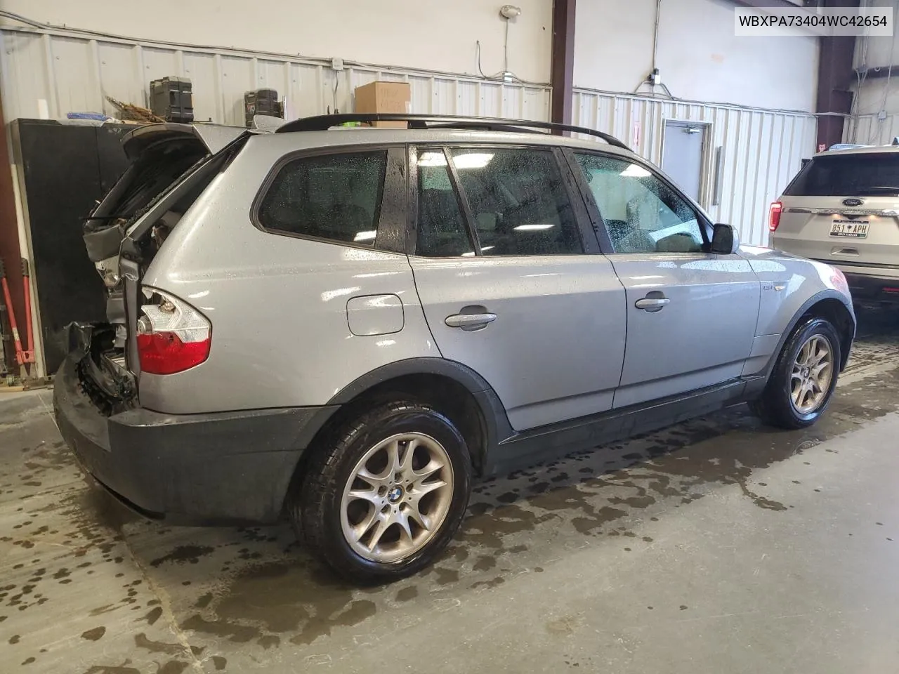 WBXPA73404WC42654 2004 BMW X3 2.5I