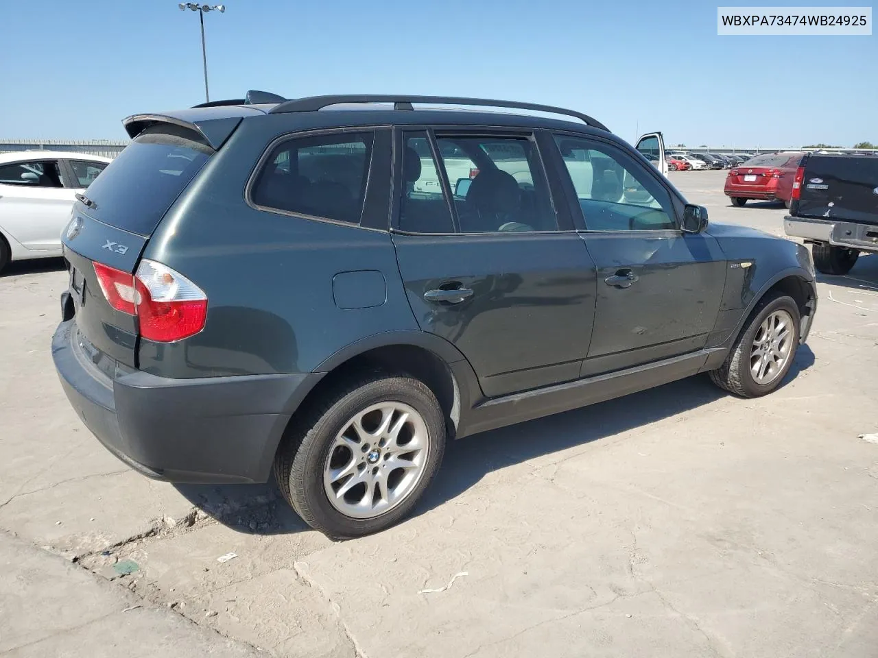 WBXPA73474WB24925 2004 BMW X3 2.5I