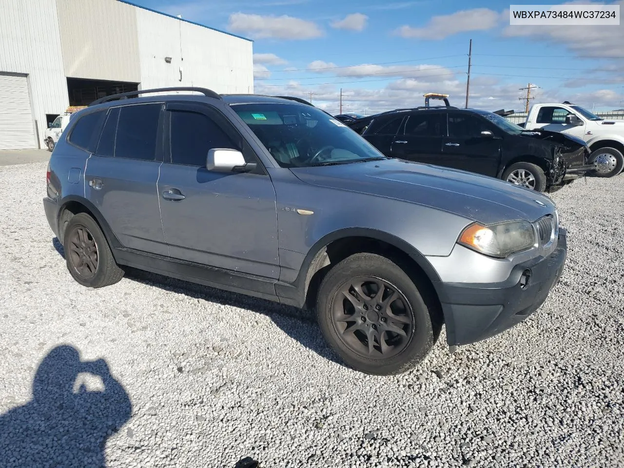 2004 BMW X3 2.5I VIN: WBXPA73484WC37234 Lot: 80484584