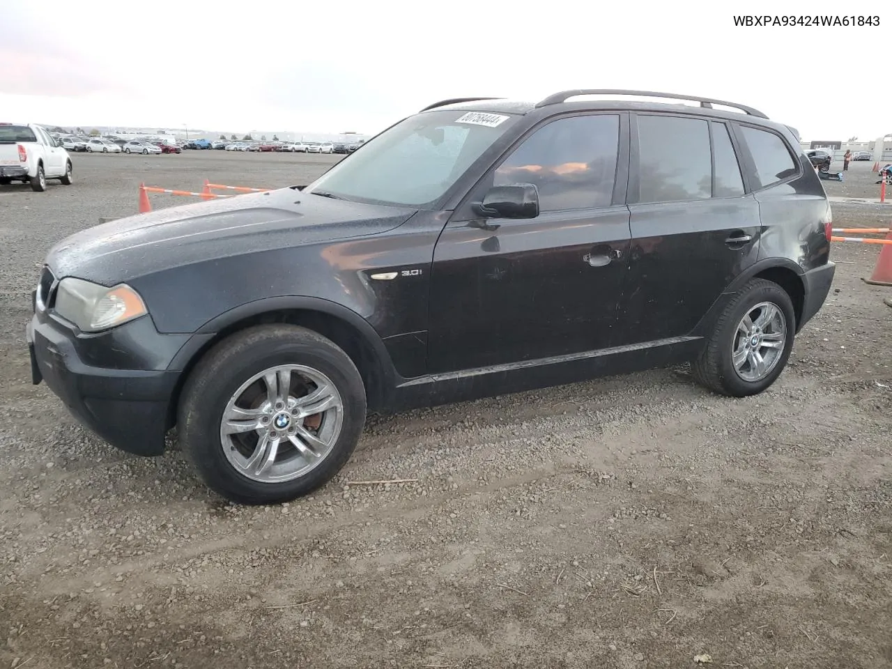 2004 BMW X3 3.0I VIN: WBXPA93424WA61843 Lot: 80758444