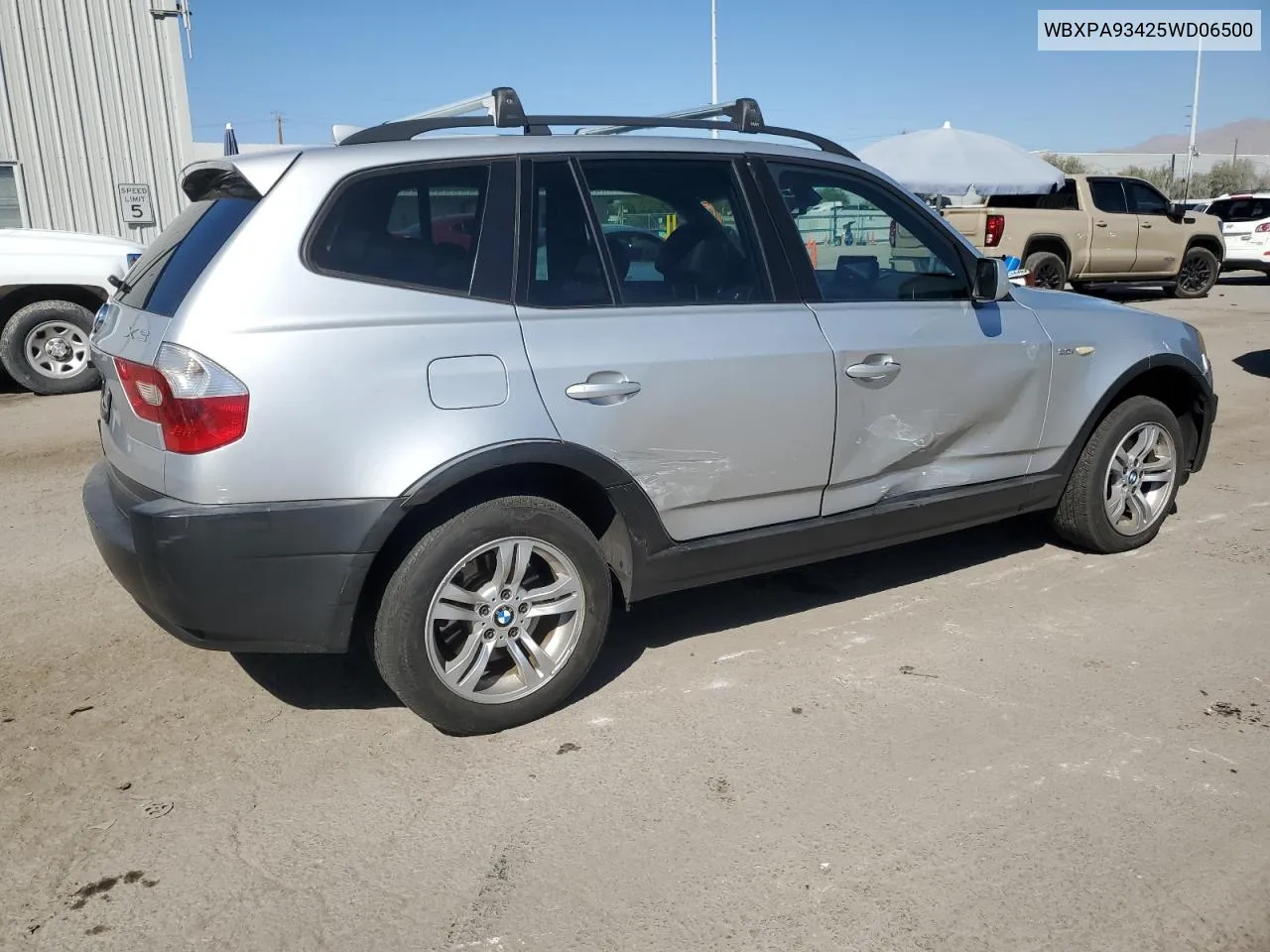 2005 BMW X3 3.0I VIN: WBXPA93425WD06500 Lot: 73381694