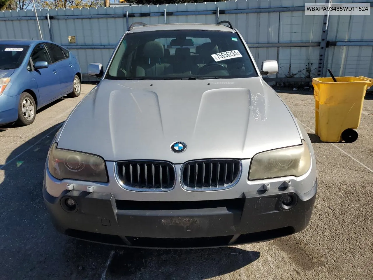 WBXPA93485WD11524 2005 BMW X3 3.0I