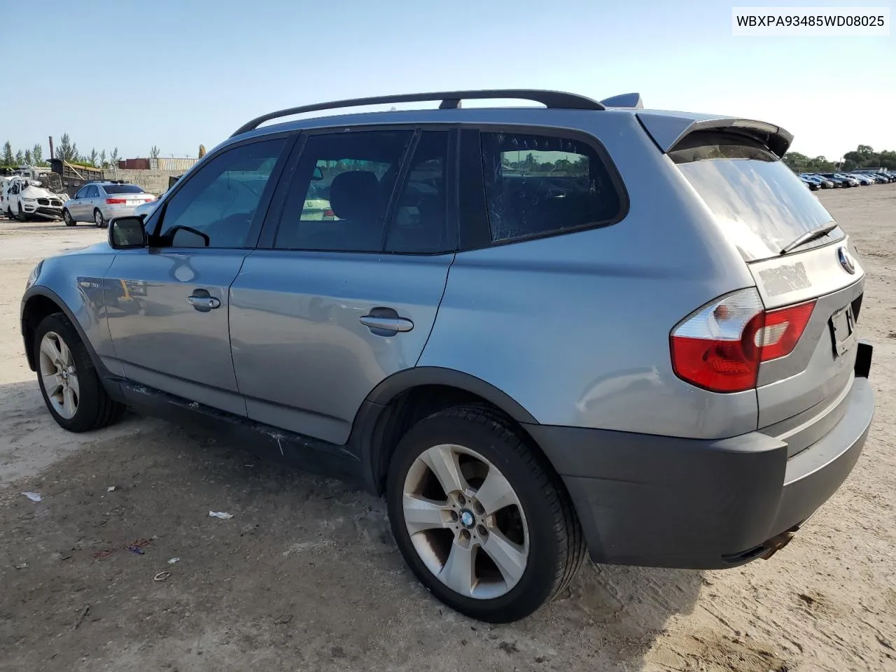 2005 BMW X3 3.0I VIN: WBXPA93485WD08025 Lot: 75821724