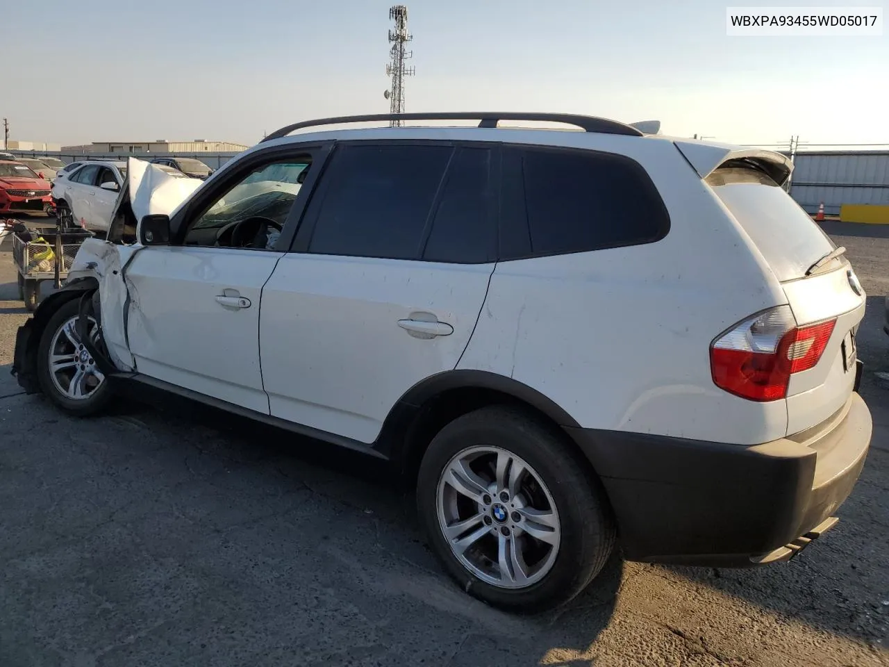 2005 BMW X3 3.0I VIN: WBXPA93455WD05017 Lot: 76138434