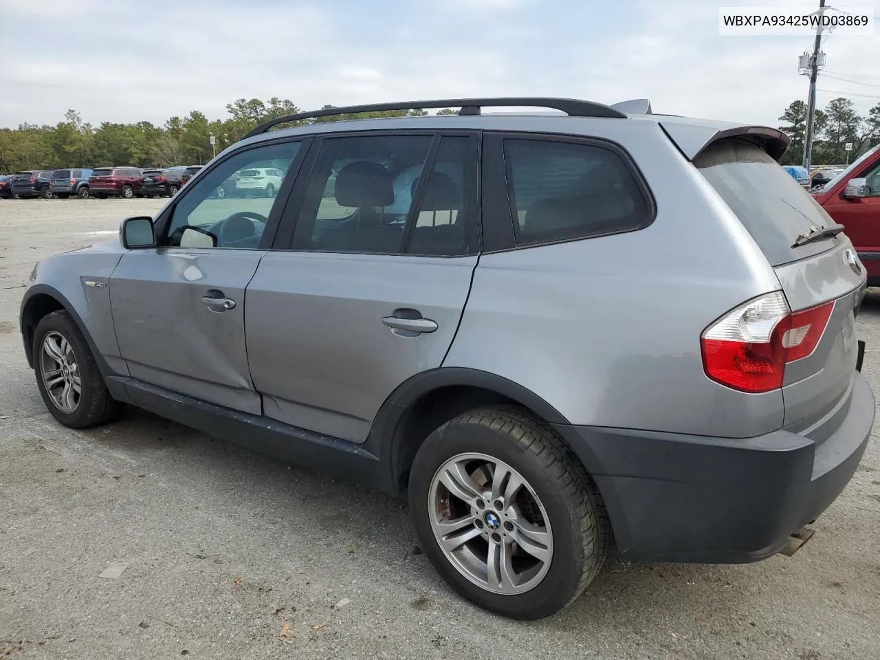 2005 BMW X3 3.0I VIN: WBXPA93425WD03869 Lot: 77732084