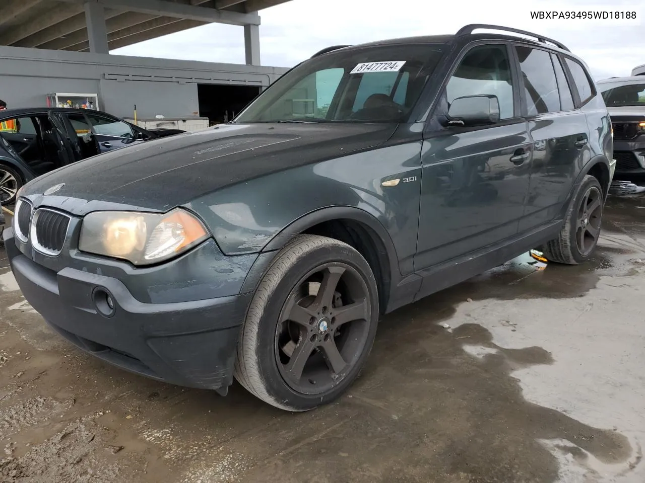 2005 BMW X3 3.0I VIN: WBXPA93495WD18188 Lot: 81477724