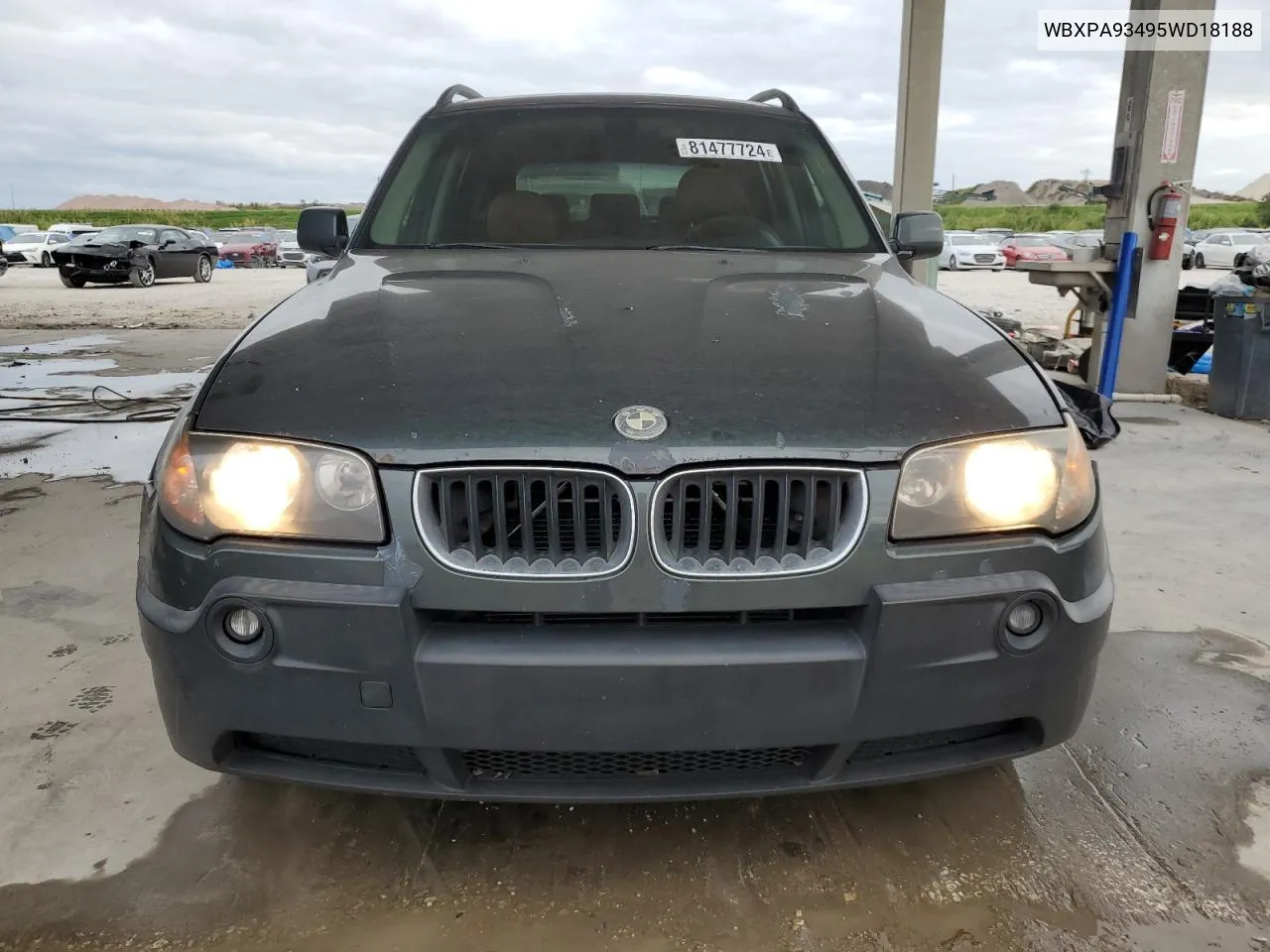 2005 BMW X3 3.0I VIN: WBXPA93495WD18188 Lot: 81477724