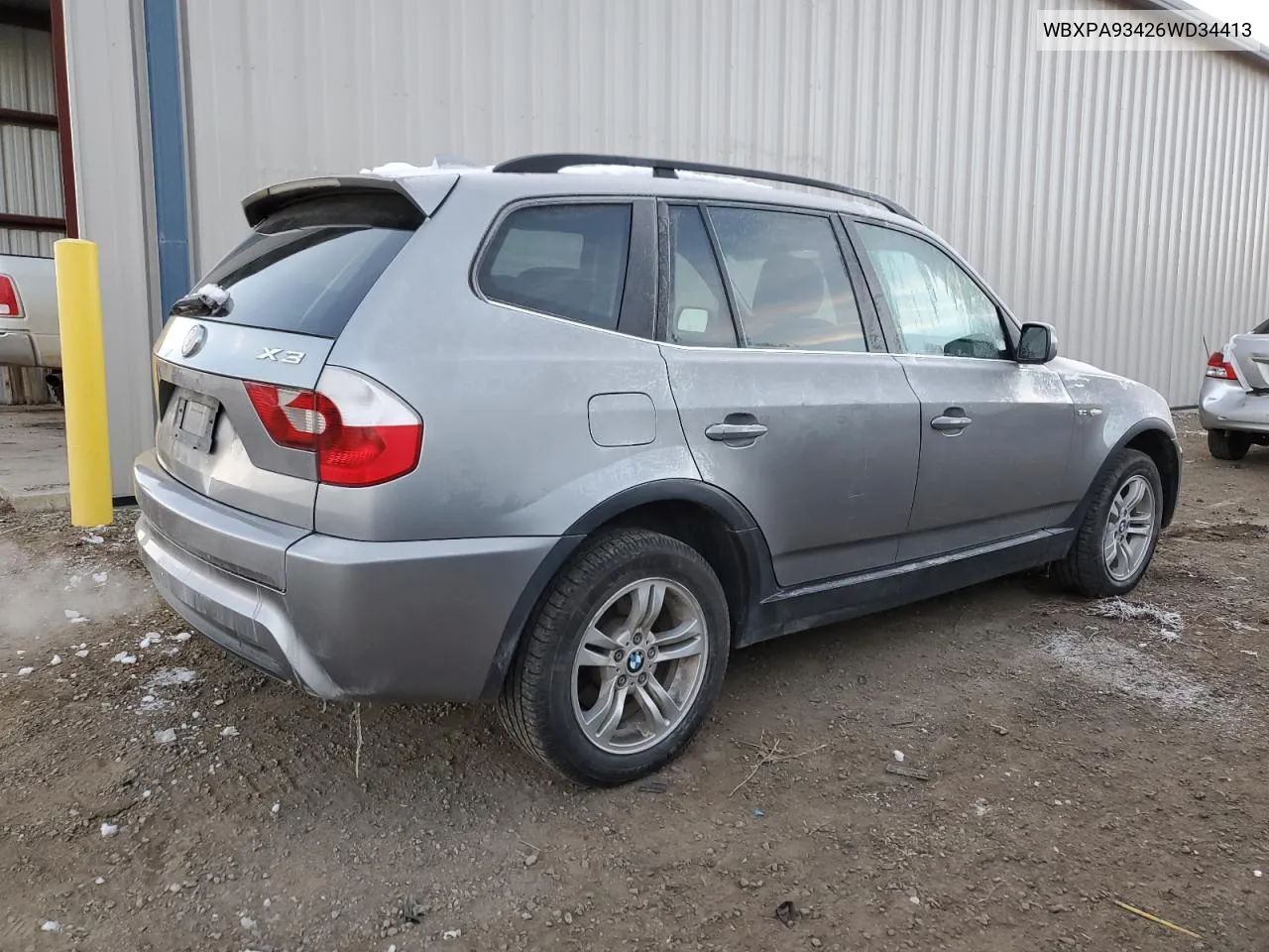 2006 BMW X3 3.0I VIN: WBXPA93426WD34413 Lot: 52744904