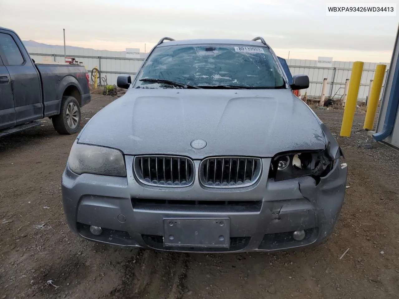 2006 BMW X3 3.0I VIN: WBXPA93426WD34413 Lot: 52744904