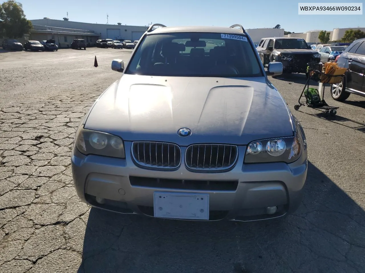 WBXPA93466WG90234 2006 BMW X3 3.0I