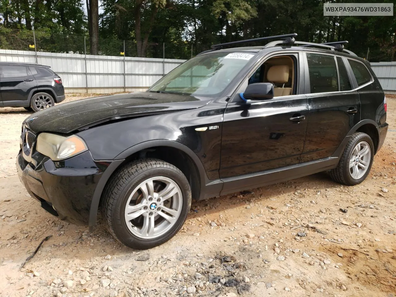 WBXPA93476WD31863 2006 BMW X3 3.0I