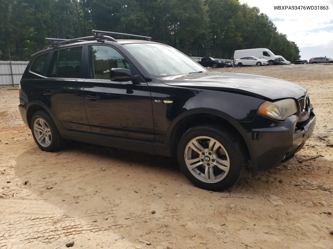 2006 BMW X3 3.0I VIN: WBXPA93476WD31863 Lot: 72050414