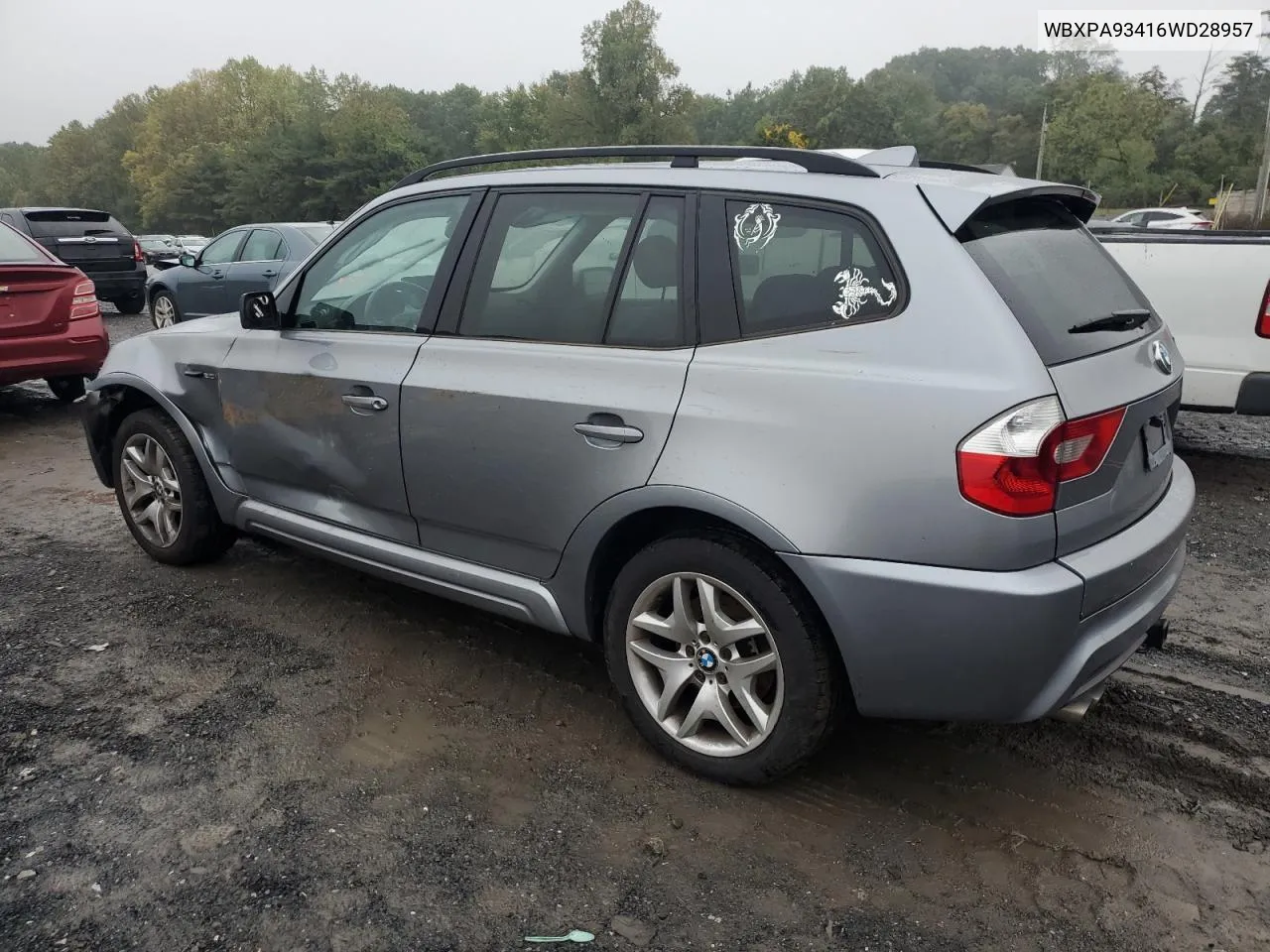 2006 BMW X3 3.0I VIN: WBXPA93416WD28957 Lot: 72777224