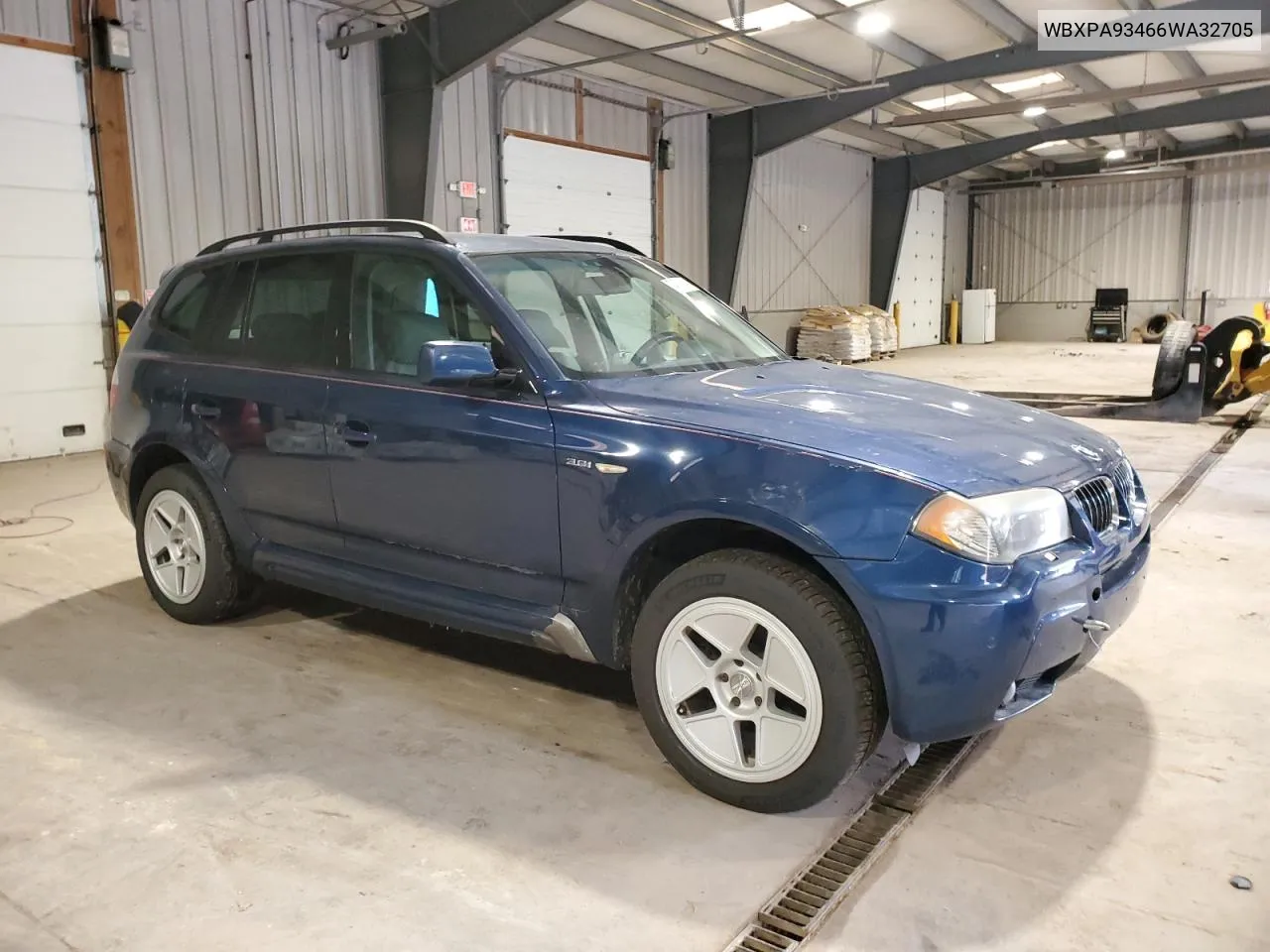 2006 BMW X3 3.0I VIN: WBXPA93466WA32705 Lot: 74786994