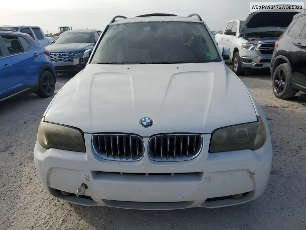 WBXPA93476WG85320 2006 BMW X3 3.0I