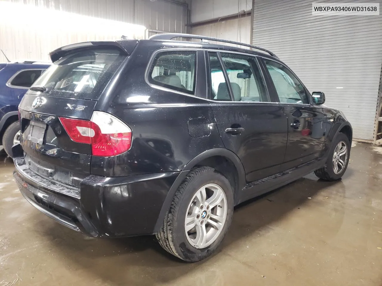 2006 BMW X3 3.0I VIN: WBXPA93406WD31638 Lot: 77347204