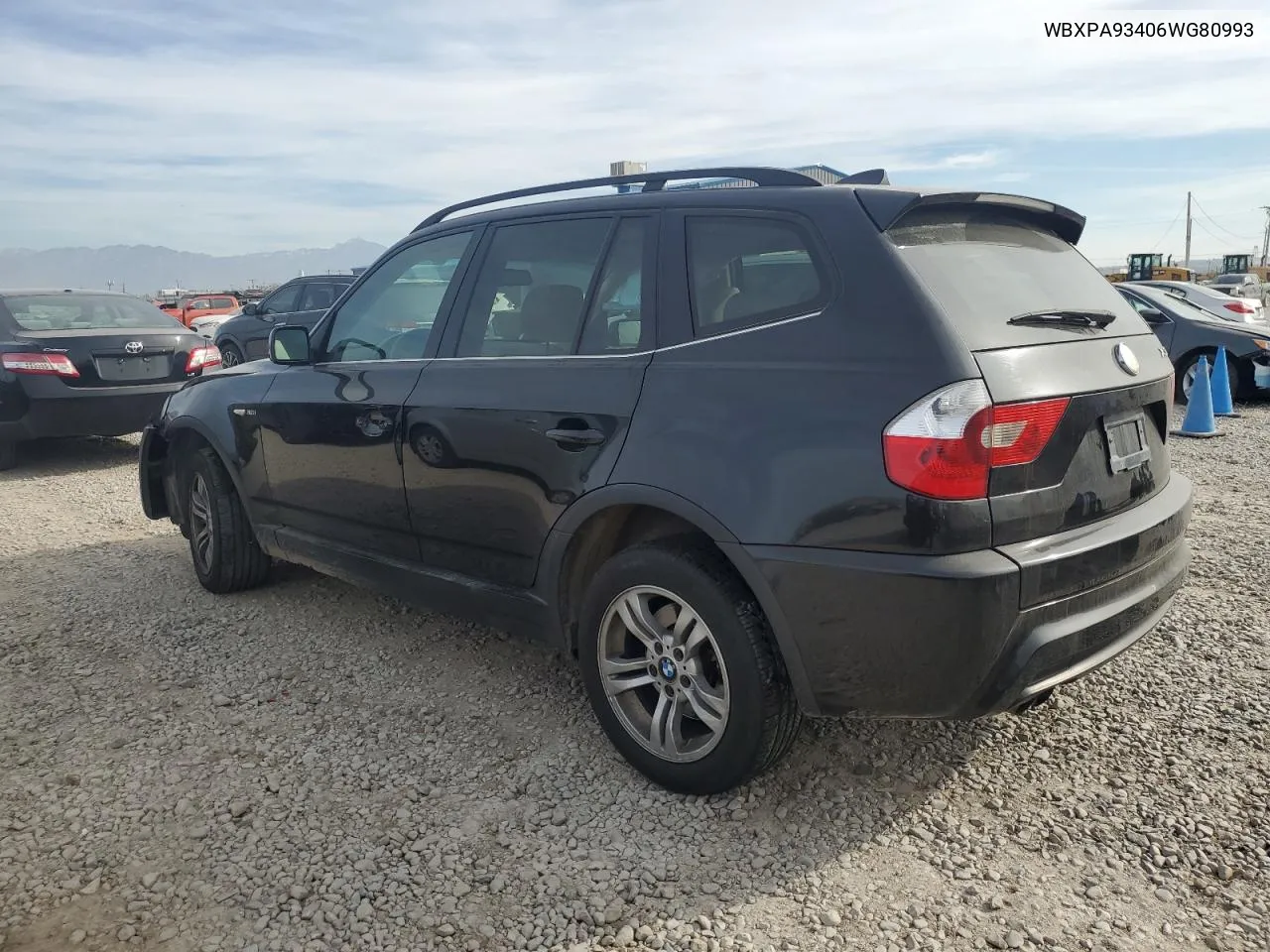 2006 BMW X3 3.0I VIN: WBXPA93406WG80993 Lot: 77454534