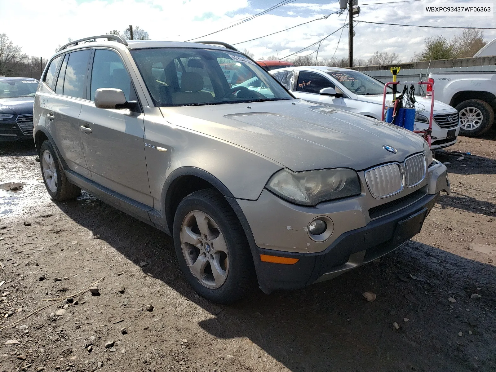 2007 BMW X3 3.0Si VIN: WBXPC93437WF06363 Lot: 49145204