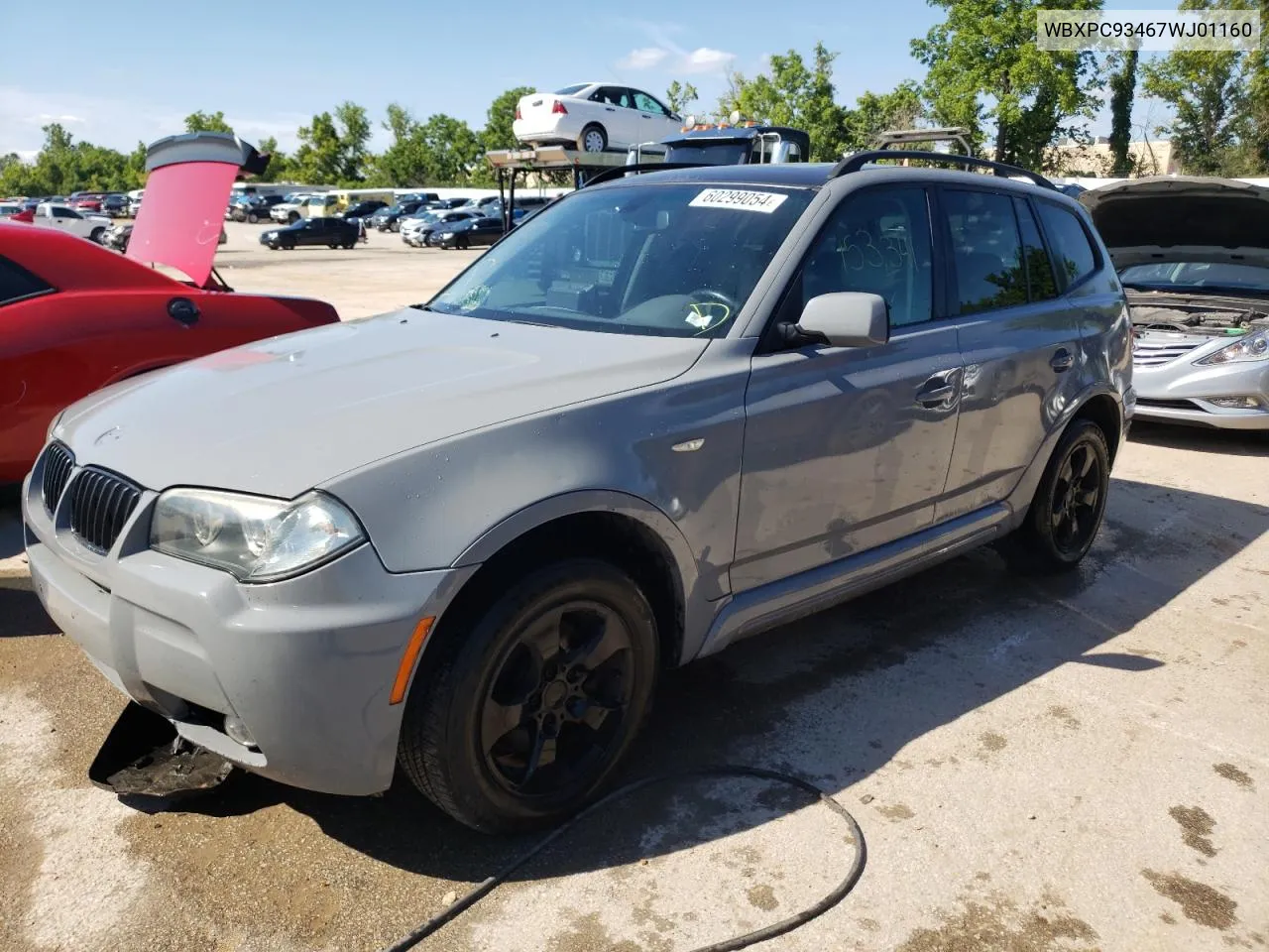 2007 BMW X3 3.0Si VIN: WBXPC93467WJ01160 Lot: 60299054