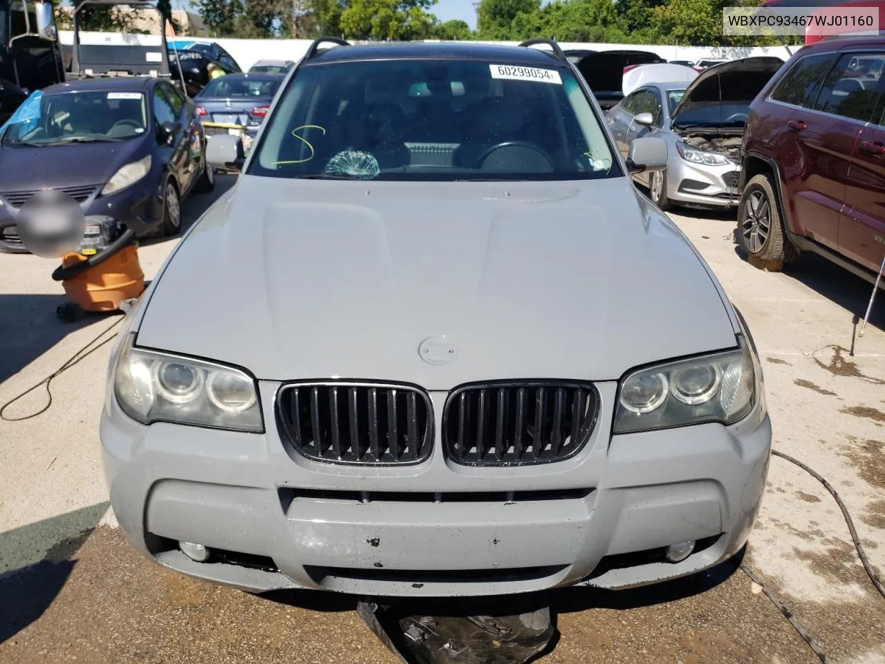 2007 BMW X3 3.0Si VIN: WBXPC93467WJ01160 Lot: 60299054