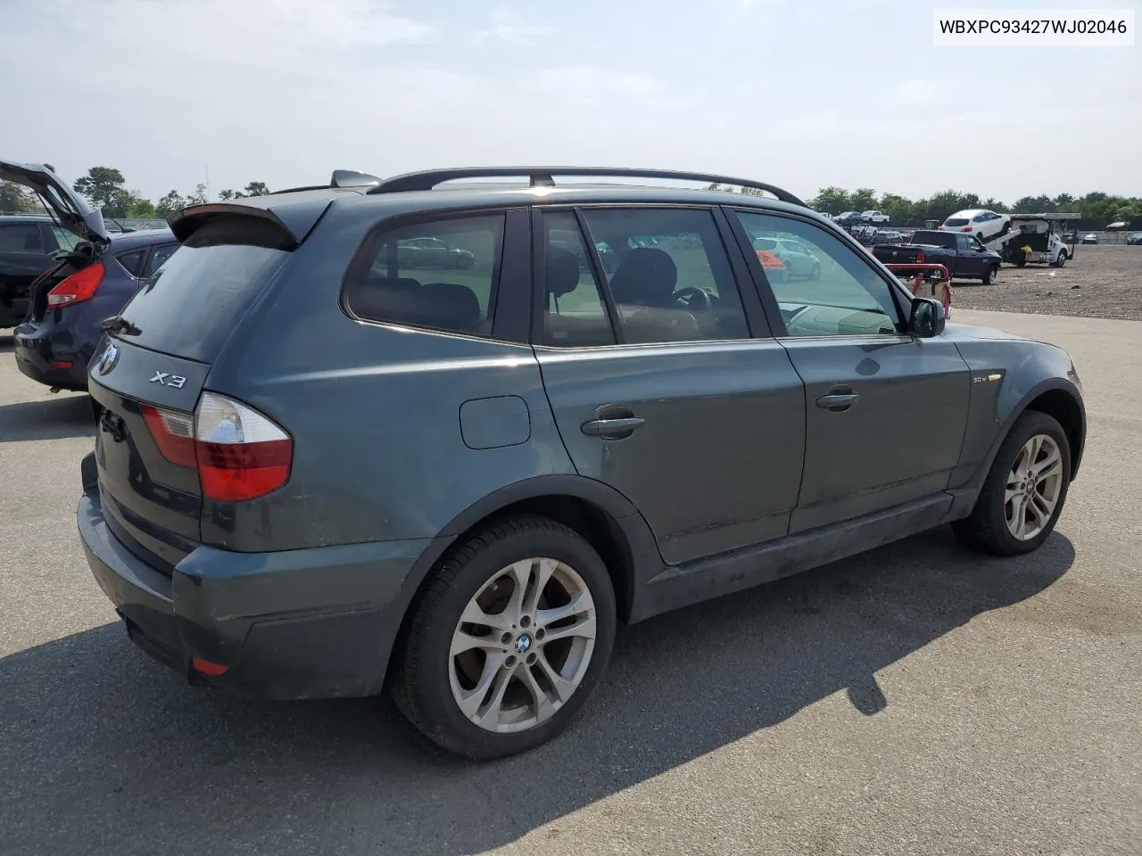 2007 BMW X3 3.0Si VIN: WBXPC93427WJ02046 Lot: 65059464