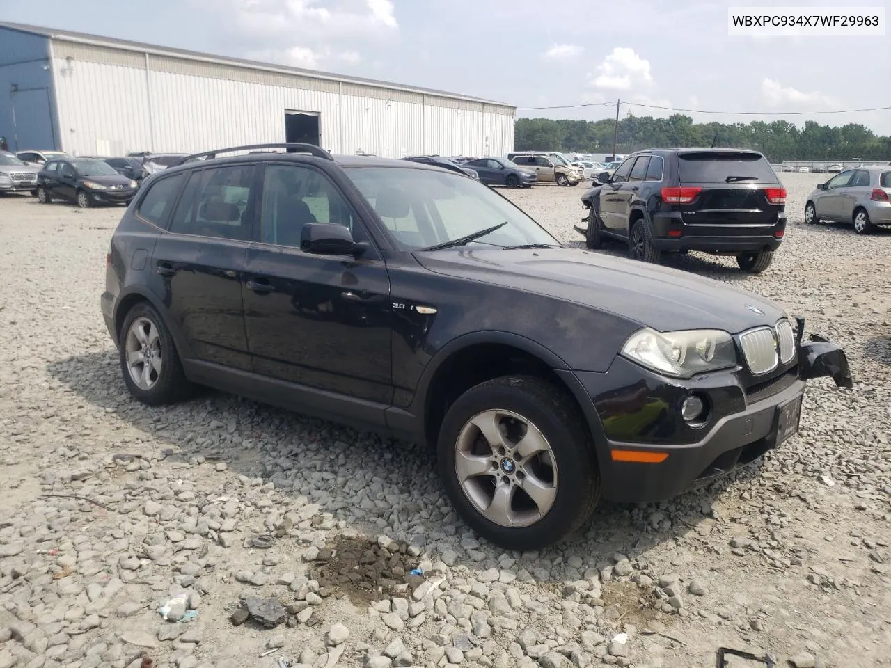 2007 BMW X3 3.0Si VIN: WBXPC934X7WF29963 Lot: 65640314