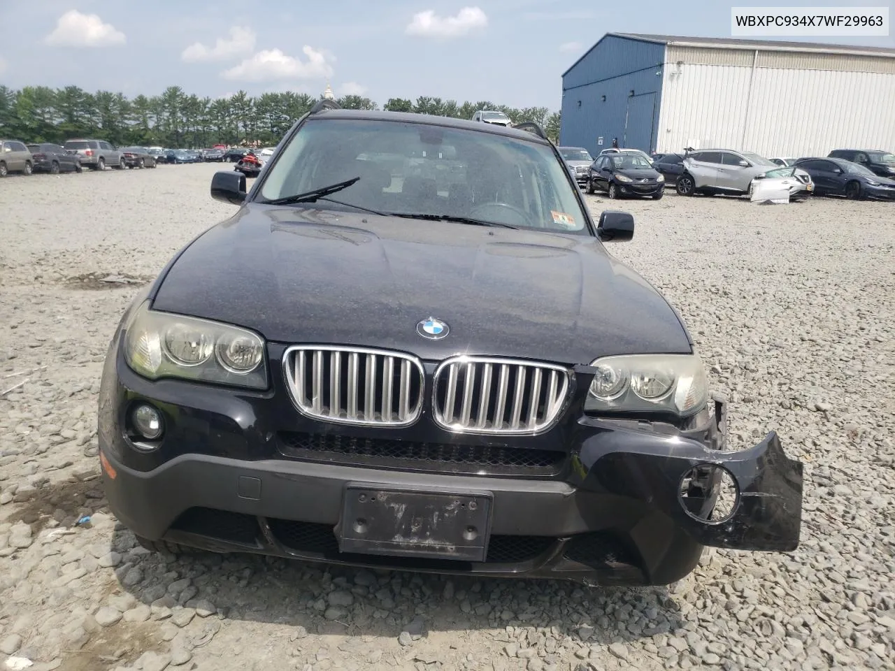 2007 BMW X3 3.0Si VIN: WBXPC934X7WF29963 Lot: 65640314